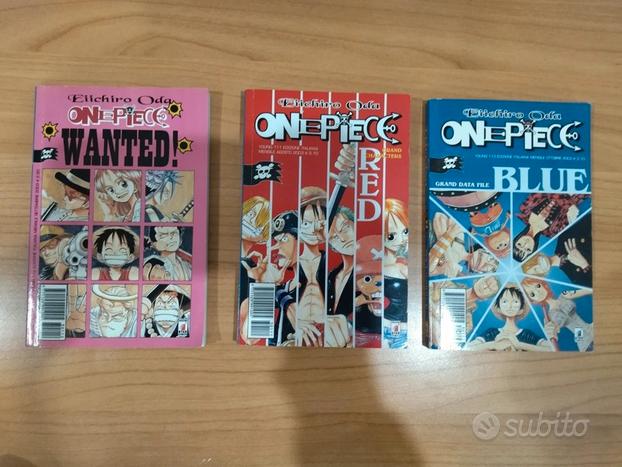 Volumi One Piece Red Wanted Blue Prima Edizione usato  Roma