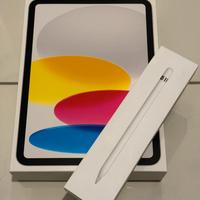 iPad 10a generazione + Apple Pencil e accessori
