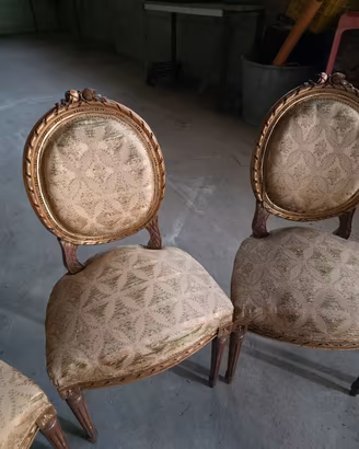 salotto d'epoca stile Luigi XVI