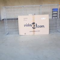 gabbione con copertura in acciaio