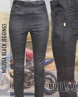 PANTALONE JEANS LEGGINGS MOTO DONNA FIBRA KEVLAR P
