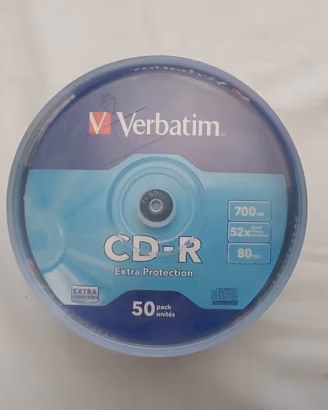 50 CD-R Verbatim vergini