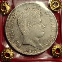 Piastra 120 grana 1831, Ferdinando II, NC