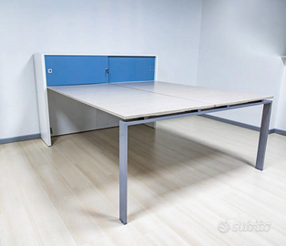 Scrivania + mobile + pannello fonoassorbente