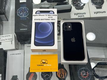 Apple iPhone 12 Mini 64GB - BATTERIA 100%
