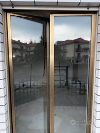 Infissi alluminio oro