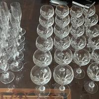 Set di bicchieri in cristallo anni ’70 – Vintage