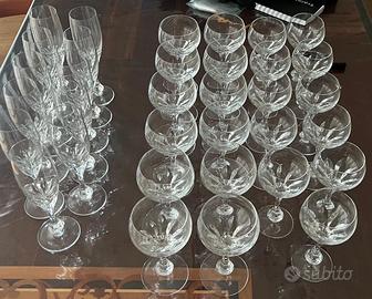 Set di bicchieri in cristallo anni ’70 – Vintage