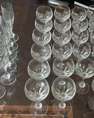 Set di bicchieri in cristallo anni ’70 – Vintage