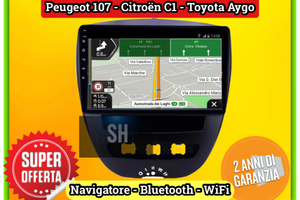 Radio navigatore Citroen C1 - Toyota Aygo - 107