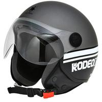 Casco Rodeo Drive RD110 grigio nero e bianco opaco