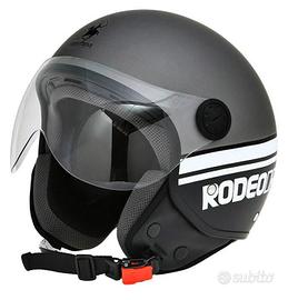 Casco Rodeo Drive RD110 grigio nero e bianco opaco