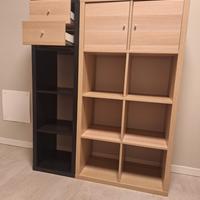 Libreria/Scaffale a cubi (Stile Kallax) - 2 Moduli