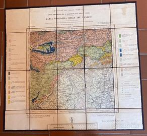 Carta geologica Maniago 1927