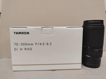 Tamron 70-300 f/4.5-6.3 Di III RXD - Nuovo 