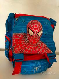 Zaino Scuola Spider-Man Estensibile + Copri-pioggi