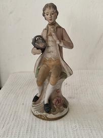 figurina in porcellana biscuit vintage Capodimonte