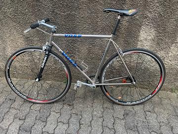 Bici custom  single speed Voss Titanio