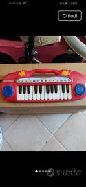 pianola bontempi con batterie 