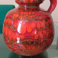 vaso vintage rosso West Germany 