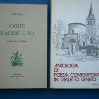 2 libri POESIA DIALETTO VENETO / POLESINE