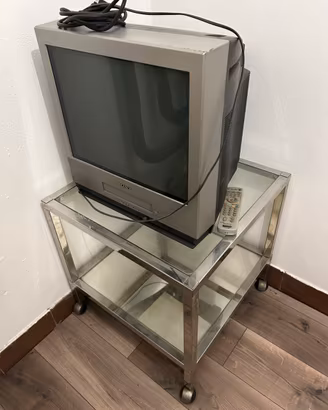 TV CRT Sony Trinitron + Carrello Porta TV