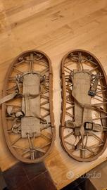 ciaspole vecchie dei alpini 