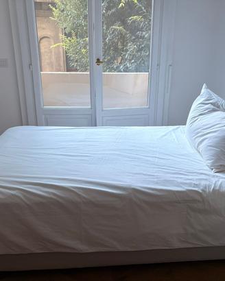 Letto Flou Nathalie alla francese -VicoMagistretti