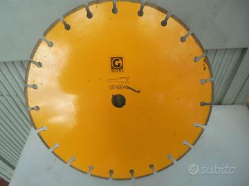 Disco Diamantato General giallo CEMENTO 350x25,4