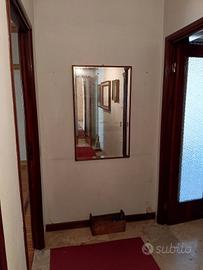 Grande e semplice specchio rettangolare fine '800