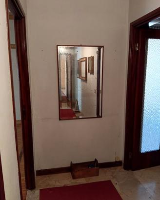 Grande e semplice specchio rettangolare fine '800