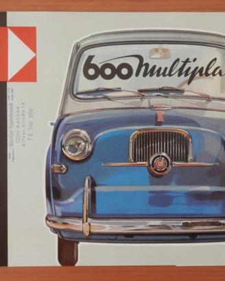 Fiat 600 Multipla 4/5 & 6 posti - depliant - 1959