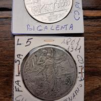 Riproduzioni due monete regno