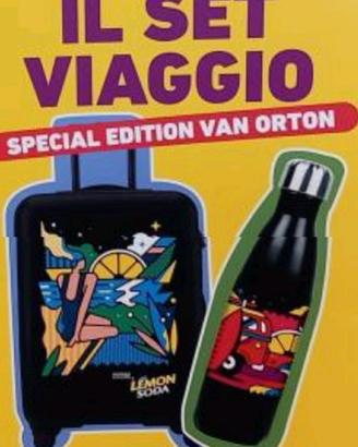 Esclusivo Trolley bagaglio a mano +boraccia nuovi