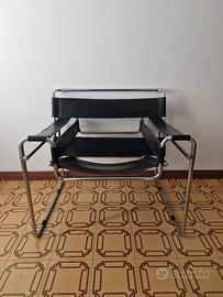 Sedia Wassily di Marcel Breuer Modello B3 anni '80