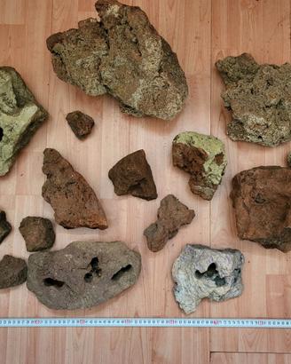 Rocce laviche rosse per acquario