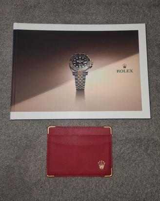 catalogo Rolex + portadocumenti.