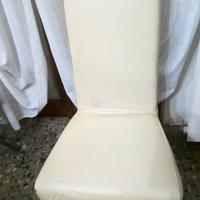 Sedia Poltrona legno e vera pelle tipo Calligaris