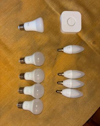 Lotto Smart Lighting Philips Hue (Hub + 9 lamp.)