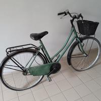 bicicletta da passeggio colore verde 