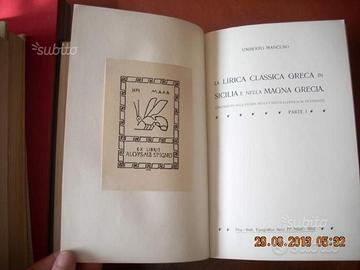 La lirica classica greca in sicilia e nella magna