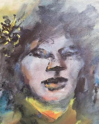 MINO MACCARI: Olio su Tela cm. 50x35 - Archiviato
