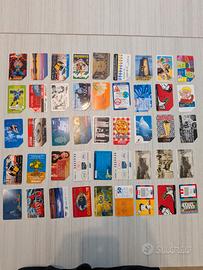 Lotto 45 schede telefoniche vintage