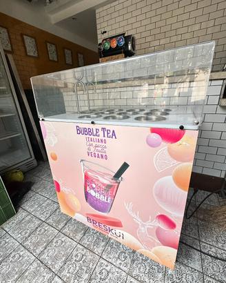Bubble tea, frigo refrigerato