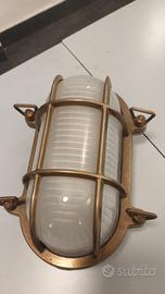 lampada da esterno in ottone foresti e sauardi 