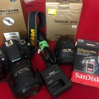 Nikon D7000 + Nikkor 18-200 VR + Nikkor 35mm f/1.8