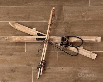 Sci legno vintage da arredamento