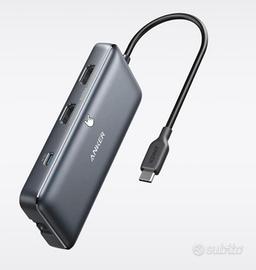 Docking Adattatore Hub USB-C Anker con 2 HDMI 4k