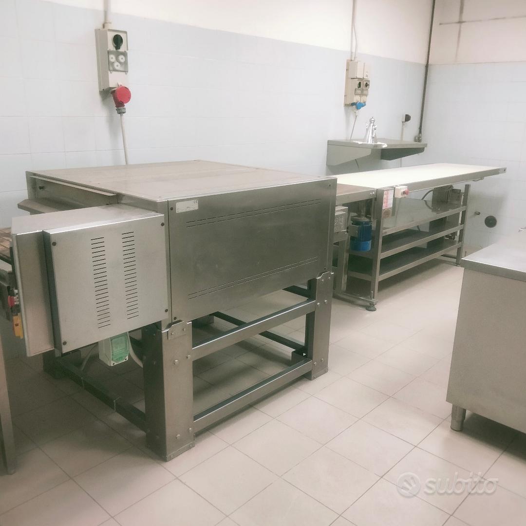 Nastro Automatico Trasportatore Per La Produzione Di Pane Croccante Utile Estrusione Grani Interi Bricchettatura Biologica Multi Image166323112