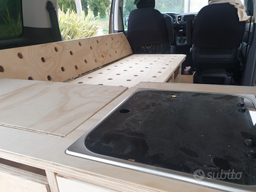 Kit per camperizzazione ammovibile fai da te